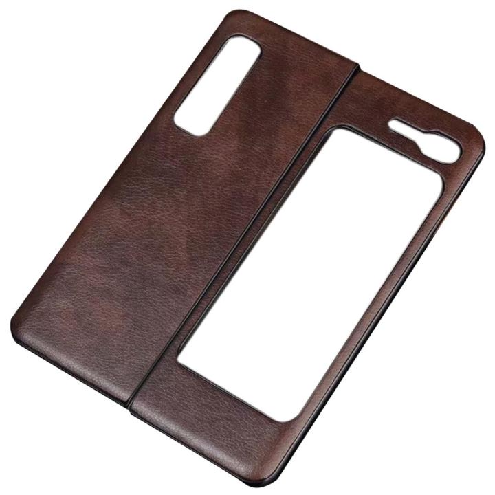 for Samsung Galaxy Fold 5G Case PU Leather Litchi Pattern Skin Hard Cover for Samsung Galaxy Fold 4G Phone Case-3