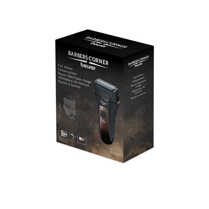 Beurer HR 7000 foil shaver - Trimmed down to the last hair.