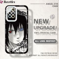 Jizetin for Infinix Note 10 Pro Note 10 Pro NFC Back Cover Transparent Cool Naruto Sketch Soft Full Camera Cover Protection Phone Cases. 