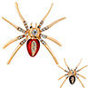 Fashion Spider Gift Women Collar Brooch Pin Clip Scarf Wedding Party Jewelry. 