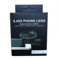 ORBMART Universal Clip Professional HD Camera Lens Kit 0.45x Super Wide Angle Lens + 12.5x Super Macro Lens Mobile Phone Lense-black. 