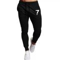 New Arrival CR7 Logo Printed Trouser Double Pockets Slim Fit Casual Trousers Best Fabric Sweatpants For Men. 
