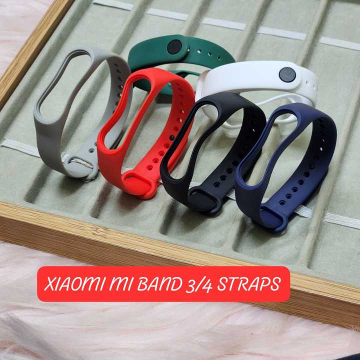 Silicone Strap For Xiaomie Mi Band 3 4 Wristband Mi Band Bracelet Replacement Sport Watchband For Miband 3 4