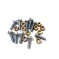 Pack of 10 Automotive 10 number Nut Bolt 4 different Lenght 1.5 cm to 5 cm. 