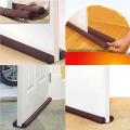 Door Draft & Dust Stopper (Insect Protector) - 36 Inches - Black. 