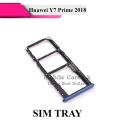 Huawei Y7 Prime 2018 (Huawei Y7 2018) SIM Tray Sim Jacket Sim Slot Sim Door For Y7 Prime 2018 - Blue. 