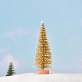 Miniature Pine Tree Vivid Wooden Bases Desktop Trees Decor. 