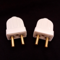 2 Pin Male Plug 250V 10A High Quality Ceramic Base- Pack of 2 Pcs. 
