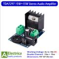 TDA7297 15W+15W Stereo Power Audio Amplifier Board 6v-18v Amplifer Module by Electrica. 