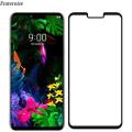 LG V50 ThinQ Screen Glass Protector 3D Curved Glass Full Coverage Tempered Glass - Black. 