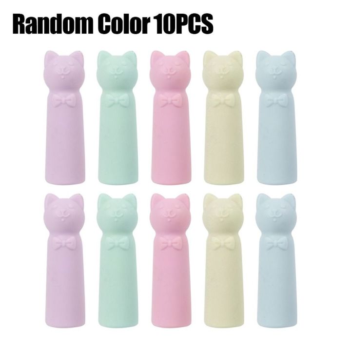 10PCS High Quality Cat Shape Pencil Nib Protective Cap Correction