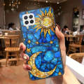Samsung_ Galaxy A22 Cover - Celestial Starry Universe Series - HQ Ultra Shine Premium Infinity Glass Soft Silicon Borders Case. 