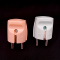 2 Pcs European 2-Pin Electrical Plug, 2 Pin Plug Shoe Switch Male Plug For Generators. 