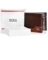 Unique Dark Brown - Leather Wallet For Men Horse Brand. 