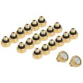 20Pcs Brass Misting Nozzles for Cooling System 0.012 Inch(0.3 mm) Water Spray Nozzle Sprinklers Misting Cooling. 