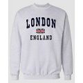 London England Printed Grey Sweatshirt. 
