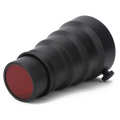 【AiBaby Store】（NEW）Conical Snoot Flashlight Lamplet Kit With Cellular Net 5 Pcs Color Filters For Photography Lights Below 250W. 