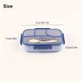 Techmanistan 4 Compartments/3 Compartments Bento Box With Fork, Kids Lunch Box with Accessories, Lunch Box, Kids School Tiffin Box. 