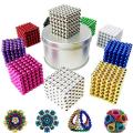 5mm Children Kids Iron Ball Magnetic Cube Development Toy- Multicolors. 