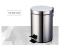 Bathroom toilet 12L stainless steel garbage bin Mini dustbin small kitchen trash can eco-friendly waste bin. 