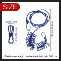 Multi Functional Portable Drying Rope with 12 Clips and 2 Hooks, Travel Clothesline Rope Clothes. 