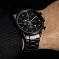 watch for man new look matt black color. 