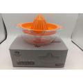 Manual Hand Orange Juicer With Transparent Bowl. 