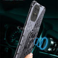 Phone Case Honor X6 Back Cover Clear Beehive Design Car Magicnet Air Cushion Magicnet Buckle Bracket Ring Transparent Casing for Honor X6 Cover Cases. 