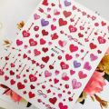 Kiss Red Lips Stickers for nails Design Self adhesive Nail Art Decoraciones Sliders Foil Manicure Accessories. 