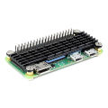 Raspberry Pi Zero W Heat Sink Silicone Thermal Pad Metal Radiator Passive Cooling Heatsink Case for Raspberry Pi Zero 2 W Zero W. 