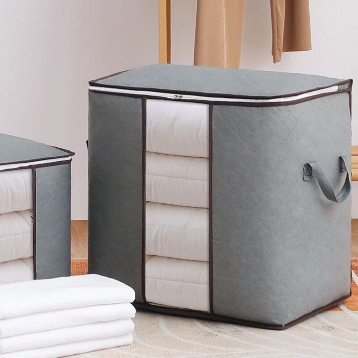 1Pc%20Large%20Capacity%20Non-Woven%20Storage%20Box%20for%20Clothing%20And%20Bedding%20Storage%20Semitransparent%20Durable%20Clothes%20Storage%20Boxes%20-%20Image%207