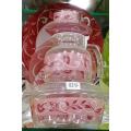 France Made Glass Dinner Set - 71 Pieces. 