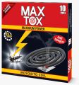 Max tox Mosquitoes Coil (Pack Of 10). 