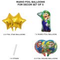 Super Mario Bros Theme Foil Balloons Mario Cartoon Printed Chrome Metallic Foil Balloons Set For Baby Girl & Boy Reusable Balloon For Birthday Parties Decoration, Baby Shower Theme Party Supplies, Pre School Class Theme For Party Decor : B9ZFFnCi. 