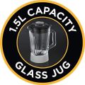 Russell Hobbs Horizon Jug Blender Glass Jug 24721-56. 