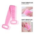 Bath Shower Silicone Body Brush Belt | Soft Exfoliating Back Scrubber | Deep Cleaning Body Brush (Random Color). 