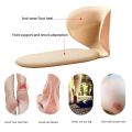 2-PCs High Heel Pads Women Insoles for Pain Relief Shoes Adjustment Back Feet Care Soft Non-slip T-shape Sponge Shoe Footwear Grips back Liner Insole Pads. 