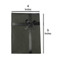 Pack of 3 Black Ribbon Gift Empty Box Small Medium & Large Size For , Chain, Pendant , Necklace Set etc. 10 x 15cm. 