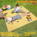 Picnic Mat – Waterproof Foldable Outdoor Mat for Beach, Park & Camping (2m x 3m). 