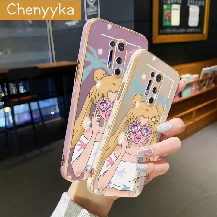 chenyyka%20For%20Oneplus%208%20Pro%20Case%20New%20Design%20Side%20Square%20Edge%20Phone%20Case%20Pattern%20Plating%20Silicone%20Casing%20Fashion%20Girl%20Full%20Cover%20Camera%20Shockproof%20SoftCase%20Protection%20Cases%20-%20Image%203