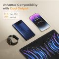 Ambrane 10000mAh Slim Power Bank, 20W Fast Charging, Dual Output, Type C PD (Input & Output), Quick Charge, Li-Polymer, Multi-Layer Protection for iPhone, Anrdoid & Other Devices (Stylo 10K, Blue). 