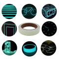 BLUE Luminous Self-adhesive Glow In The Dark Safety Stage Tape Home Decor 10 mm x 2 m Blue Reflective Tape  (Pack of 1). 