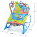 Baby Rocking Chair Baby Multifunctional Music Shaking Shake Bed Light Weight Foldable Outdoor Rocking Chair. 