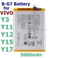 Vi vo Y3 , Y11 , Y12 , Y15 , Y17 Battery Replacement B-G7 Battery with 5000mAh Capacity. 