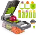 Multifunctional Vegetable Cutter Nicer Dicer Plus Salad Vegetable & Fruit Cutter - 12 in 1 Nicer Dicer Chooper Vegetable Cutter. 