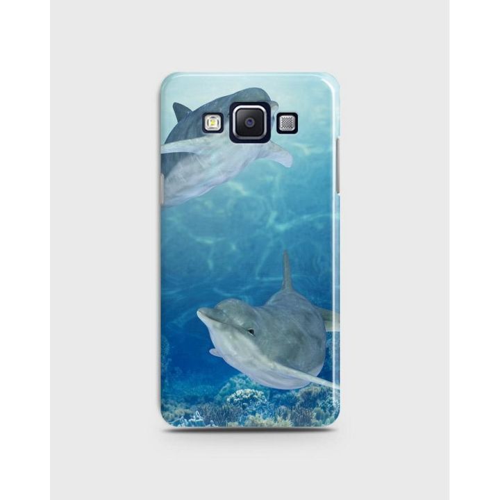 Samsung E5 & E5 Duos Cover 3D Hard Case Dolphins Print- 1Cover2077