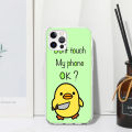 Do Not Dont Touch My Phone Phone Case For Iphone 16 15 14 13 Pro Max 12 Mini 11 X Xr Xs 7 Plus 8 + Se 2020 Art Fundas Back Cover. 