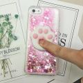 3D Squishy Cat Case For iPhone 5S SE 7 7 Plus Case Liquid Quicksand Glitter Silicone Case For iPhone 8 Plus Xs Xr 6s Cover Coque. 