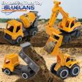 Smooth Edges Toy Mini Construction Vehicle Set Excavator Bulldozer Concrete Mixer Dirt Truck Kids' Engineering Toys Ideal Birthday Christmas Gift for Boys No Battery Required Engineering Truck Toy. 
