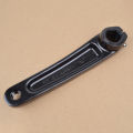 Aluminum Alloy Hollow Bicycle Left Crank Arm Bike Crank Arm Mainly for SHIMANO 590 610 SLX XT XTR Crankset Black. 